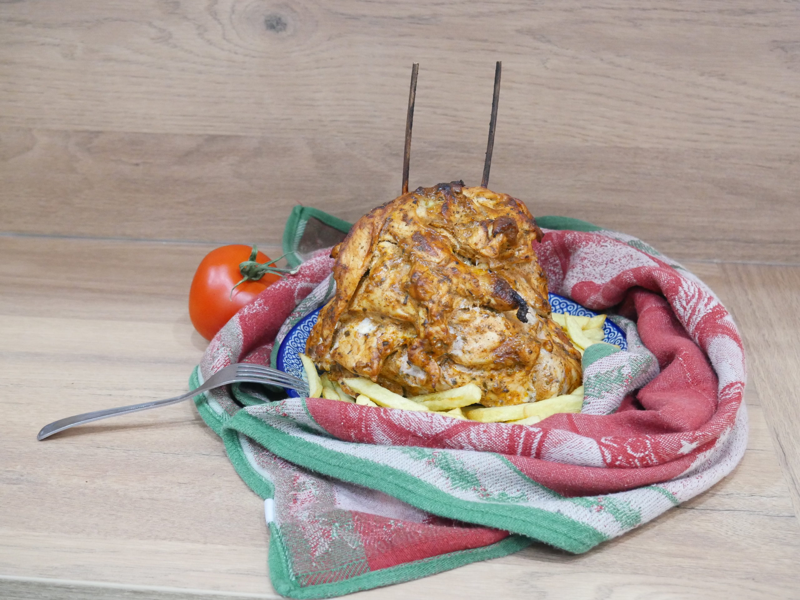 GYROS DE POULET CUISINE A LA GRECQUE (4)