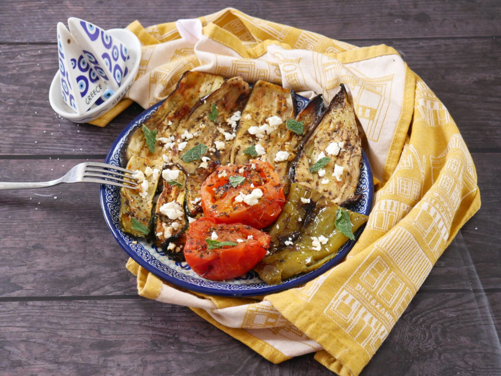 LEGUMES GRILLLES A LA GRECQUE CUISINE A LA GRECQUE (2) légumes grillés à la grecque
