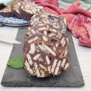 CUISINE A LA GRECQUE KORMOS MOSAIKO (1) Bûche au chocolat grecque facile