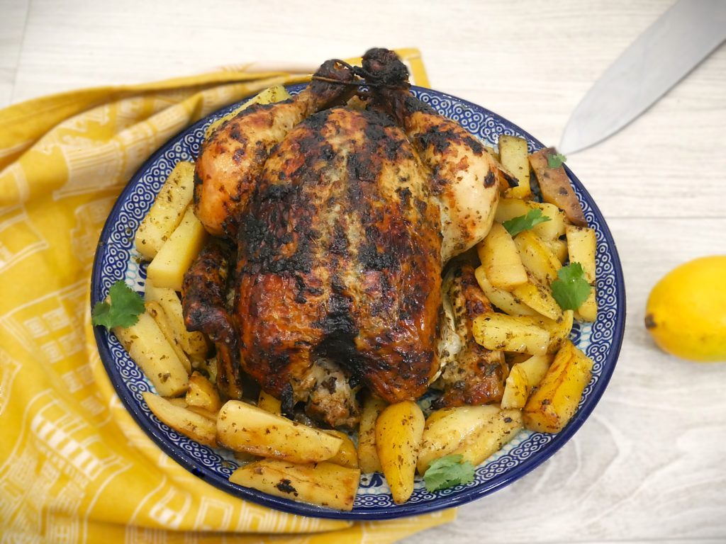 POULET AU CITRON AU FOUR CUISINE A LA GRECQUE (1)