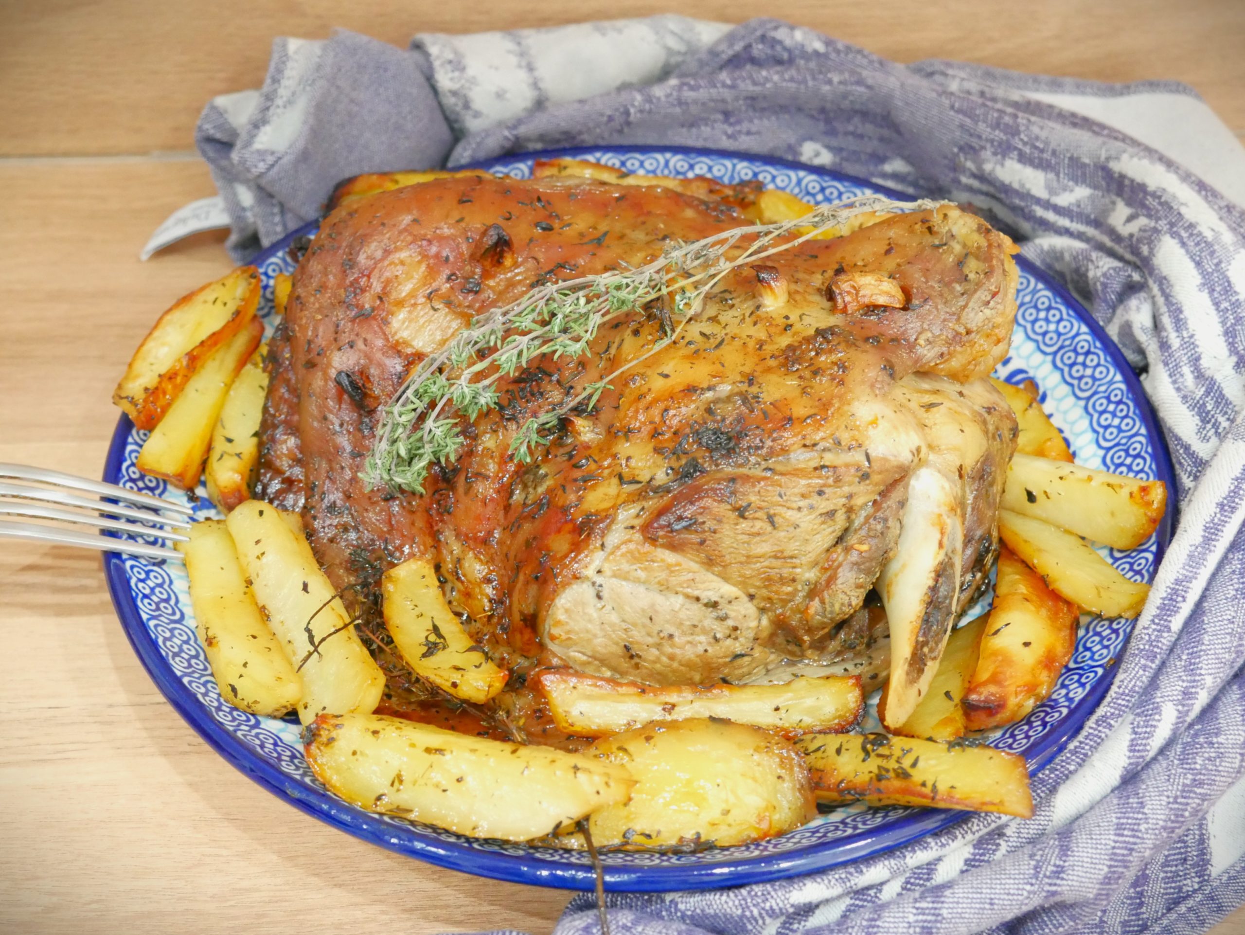 AGNEAU AU FOUR CUISINE A LA GRECQUE (2)