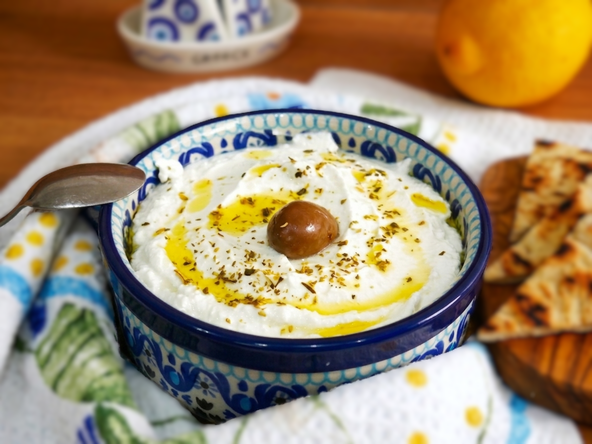 dip feta cuisine a la grecque